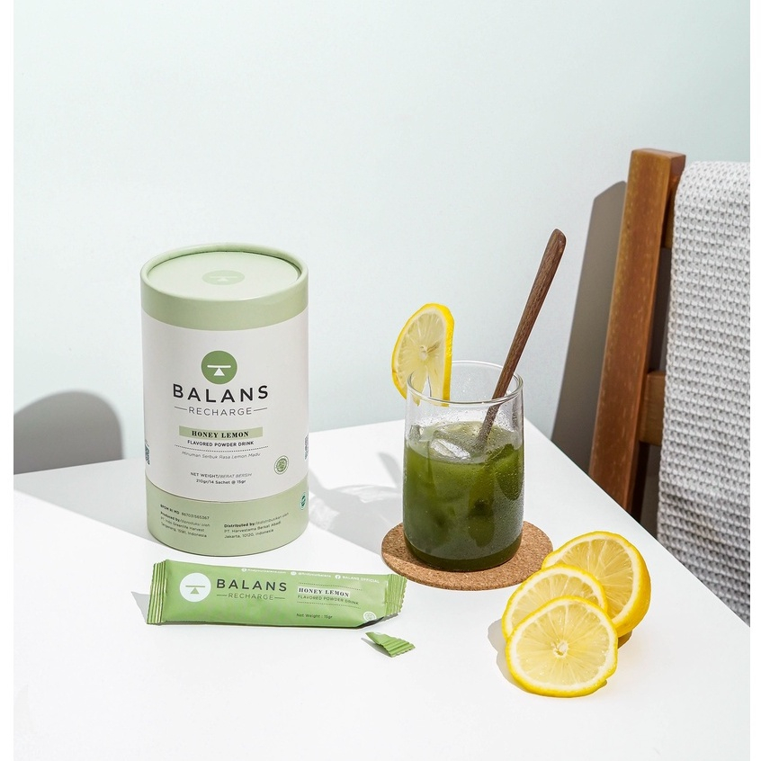 BALANS RECHARGE HONEY LEMON FIBER AND PROBIOTICS DRINK 210GR