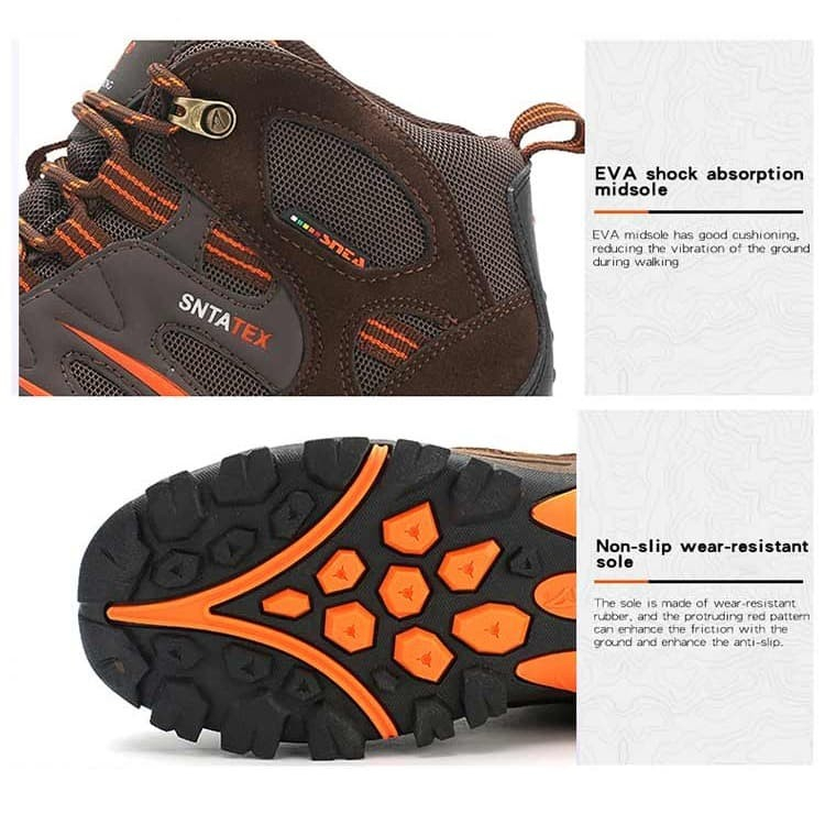 OFFICIAL SEPATU GUNUNG PRIA WANITA SNTA 493 ORIGINAL UNISEX MID SERIES HIKING SHOES SEMI WATERPROOF