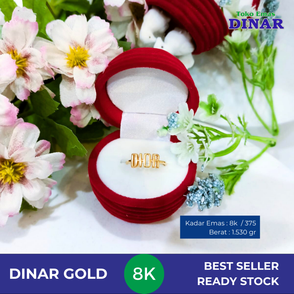 CINCIN MODEL SLP  - EMAS  MUDA - KADAR 8K/375