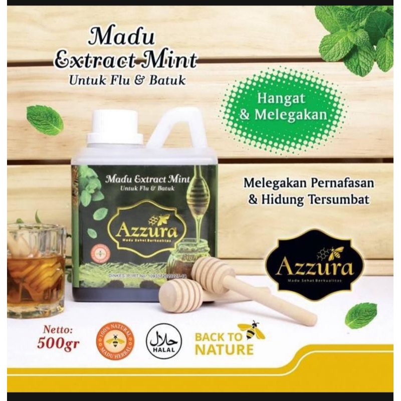

Madu AzZura- Madu extract Mint 500 gr