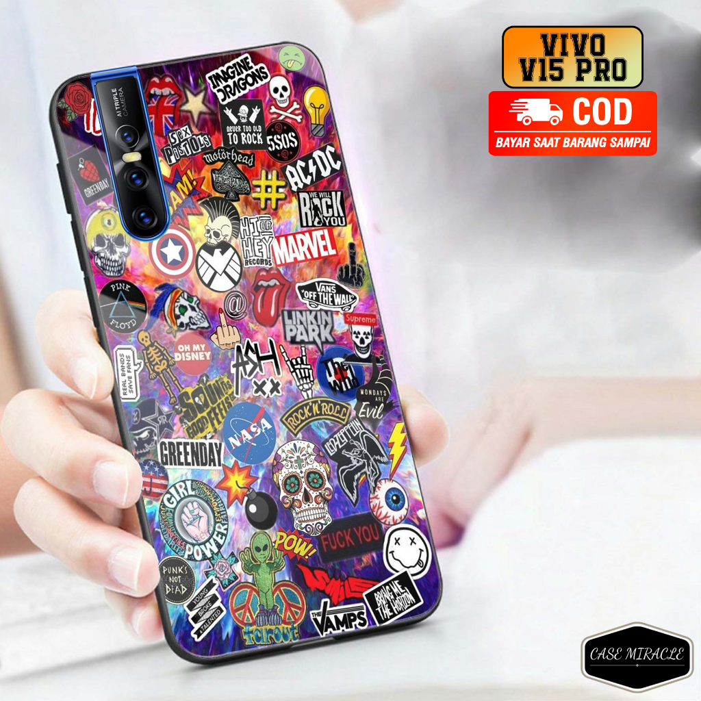 Case VIVO V15 PRO 2023 - Casing VIVO V15 PRO 5G  Terbaru CASE MIRACLE [ MOTIF 13 ] Cassing Hp VIVO V