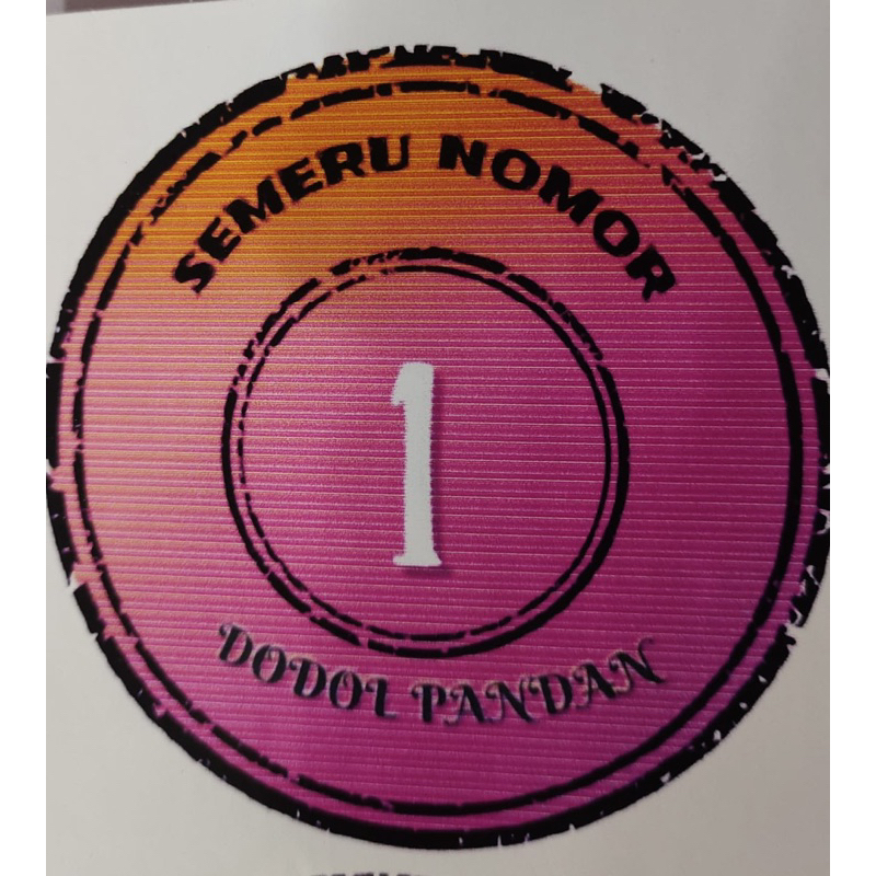 

Dodol Lampung Semeru No 1 (1/2kg)