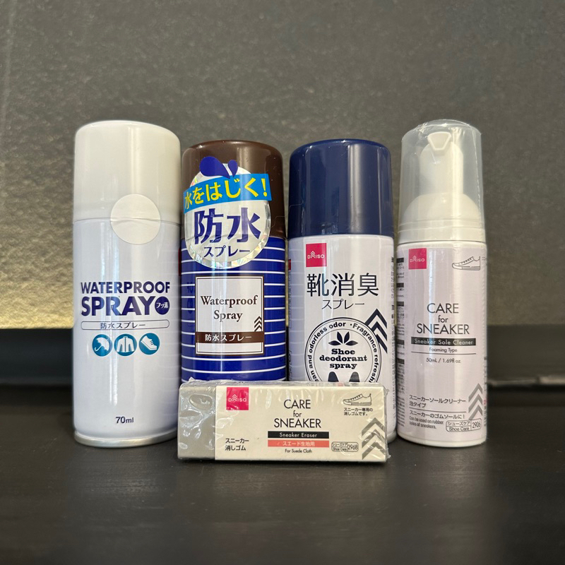 🇯🇵 Daiso Care for Sneakers Cleaner / Waterproof Spray