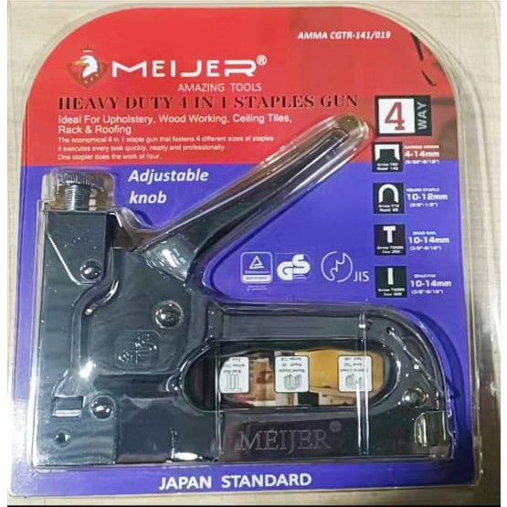 

MEIJER Staple Gun 4 in 1 Way Heavy Duty Staples Tembak hekter jok