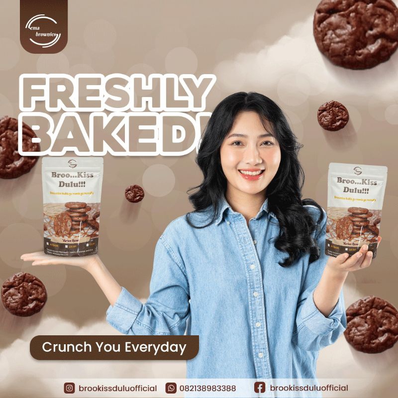 

Broo... Kiss Dulu!!! "BROWNIES COOKIES" paket BUNDLING 5 mix varian rasa original, chocohip dan keju