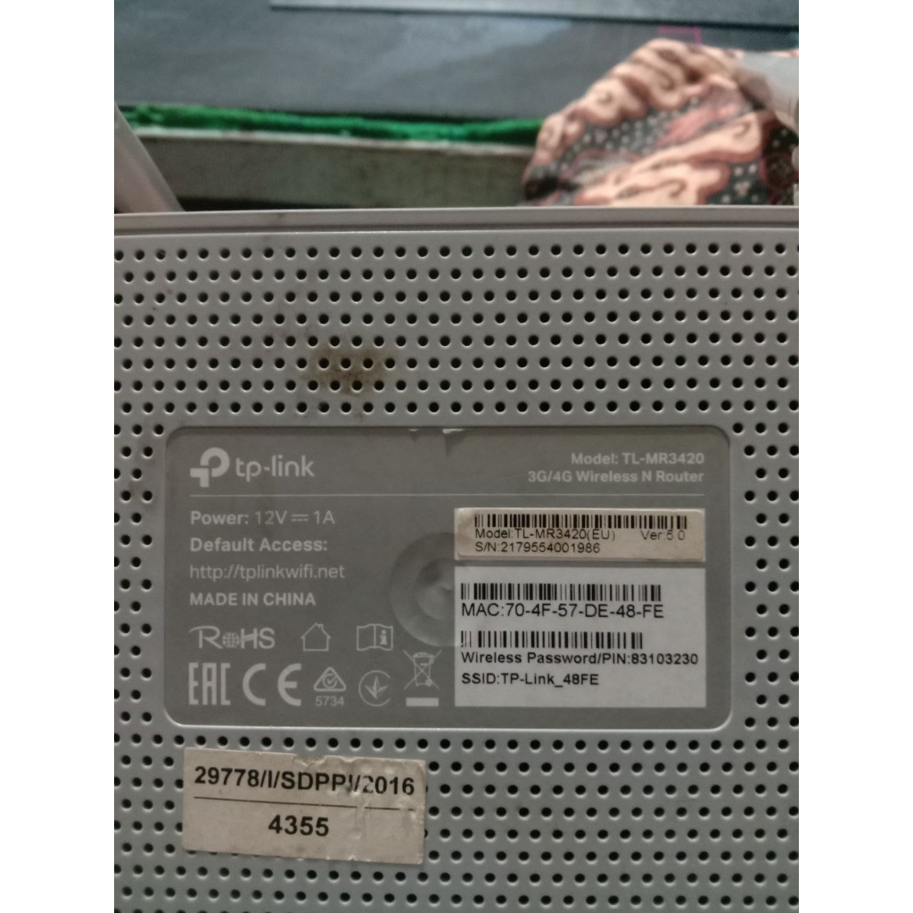 MR3420 V.5 || MASIH FW ORI KALO MAU DIBUAT FW OPENWRT BISA REQUEST