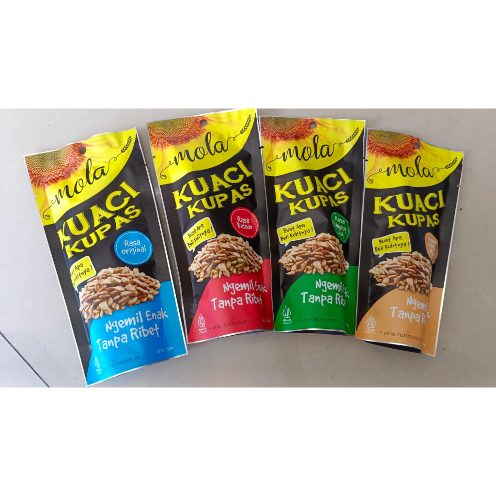 

MOLA KUACI KUPAS KEMASAN 50 GRAM ALL VARIANT