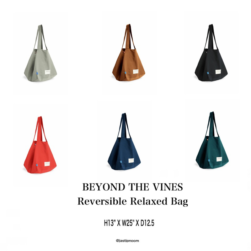 BEYOND THE VINES BTV Reversible Relaxed Bag