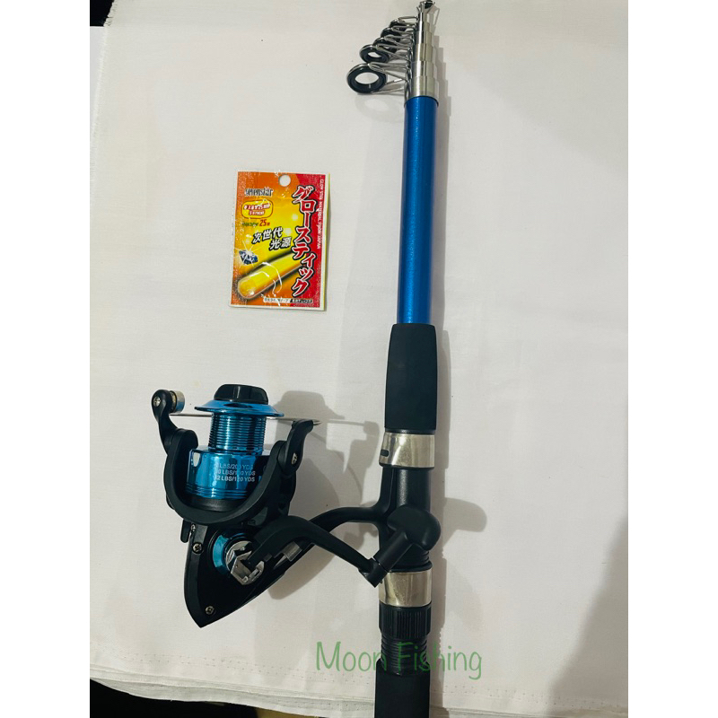 Joran set Antena 300+ reel 3000 BONUS GLOWSTICK