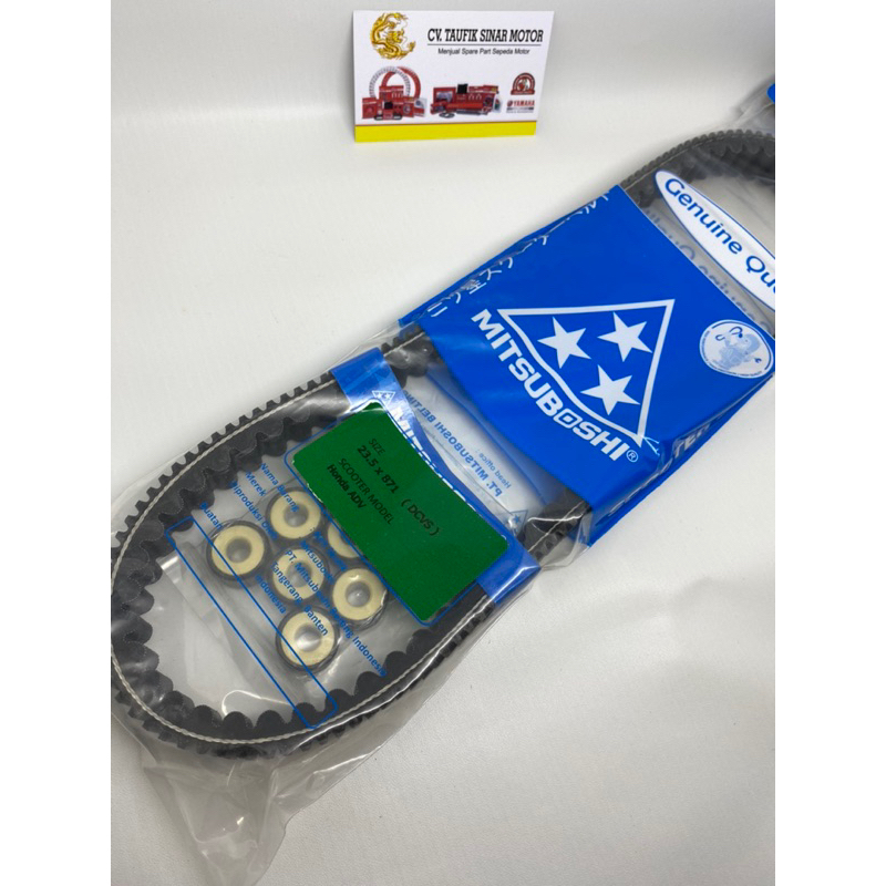 VAN BELT V BELT TALI KIPAS SET KOMPLIT PLUS ROLLER HONDA PCX 150 ADV 150 MITSUBOSHI