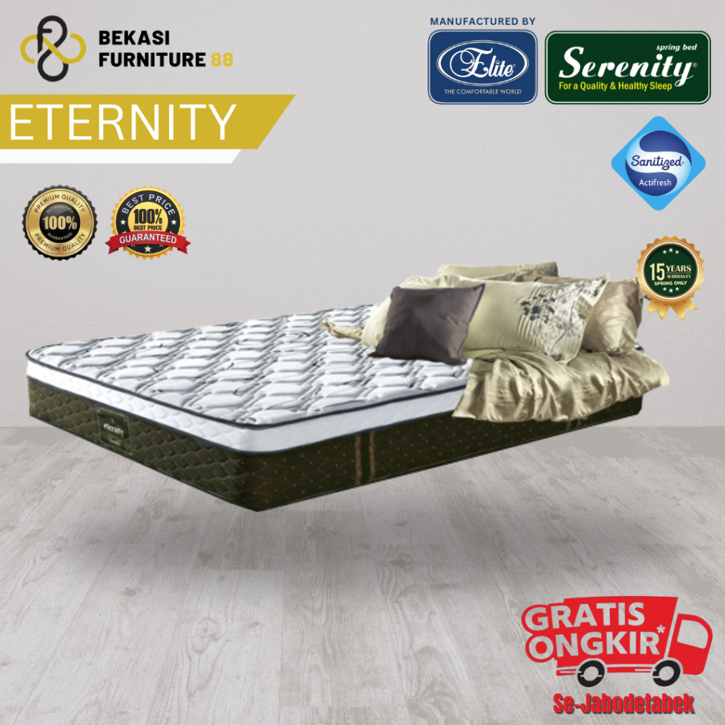 Hanya Kasur Serenity Springbed Eternity by Elite Springbed 90,100,120,160,180,200x200