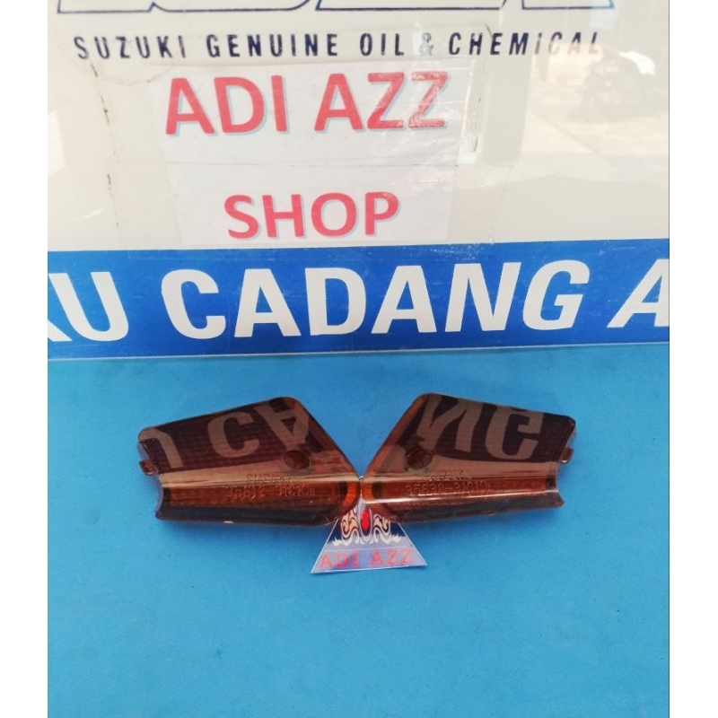kaca mika sen sein riting depan Suzuki crystal original sgp