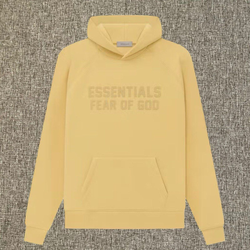 Essentials Fear Of God Light Tuscan Hoodie Original