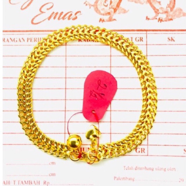 GELANG LAPIS EMAS PENANG 24K