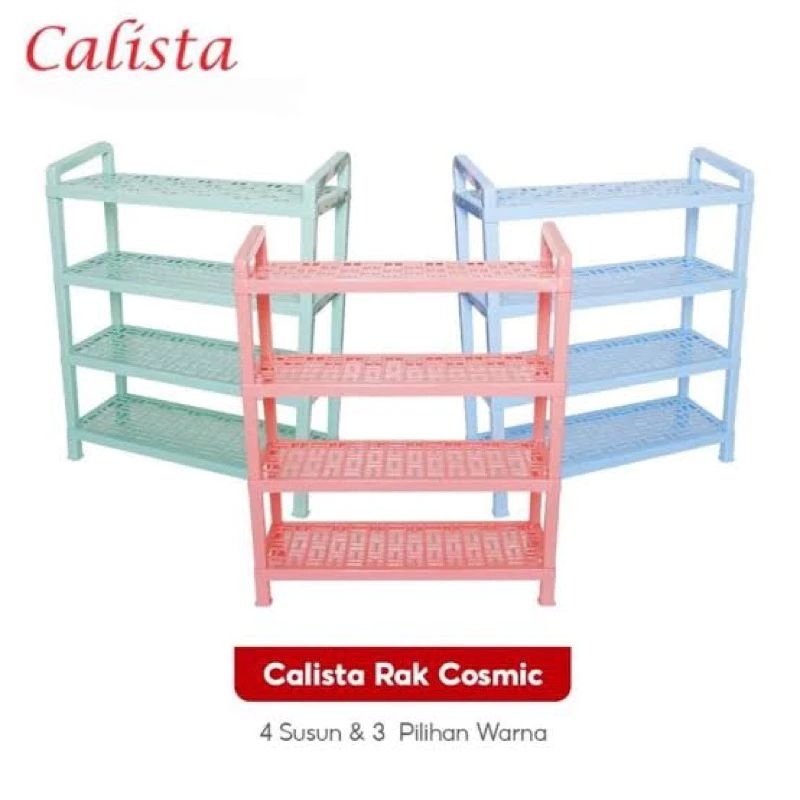 Calista Rak Sepatu Cosmic Susun 3 4 dan 5 / Rak Sandal