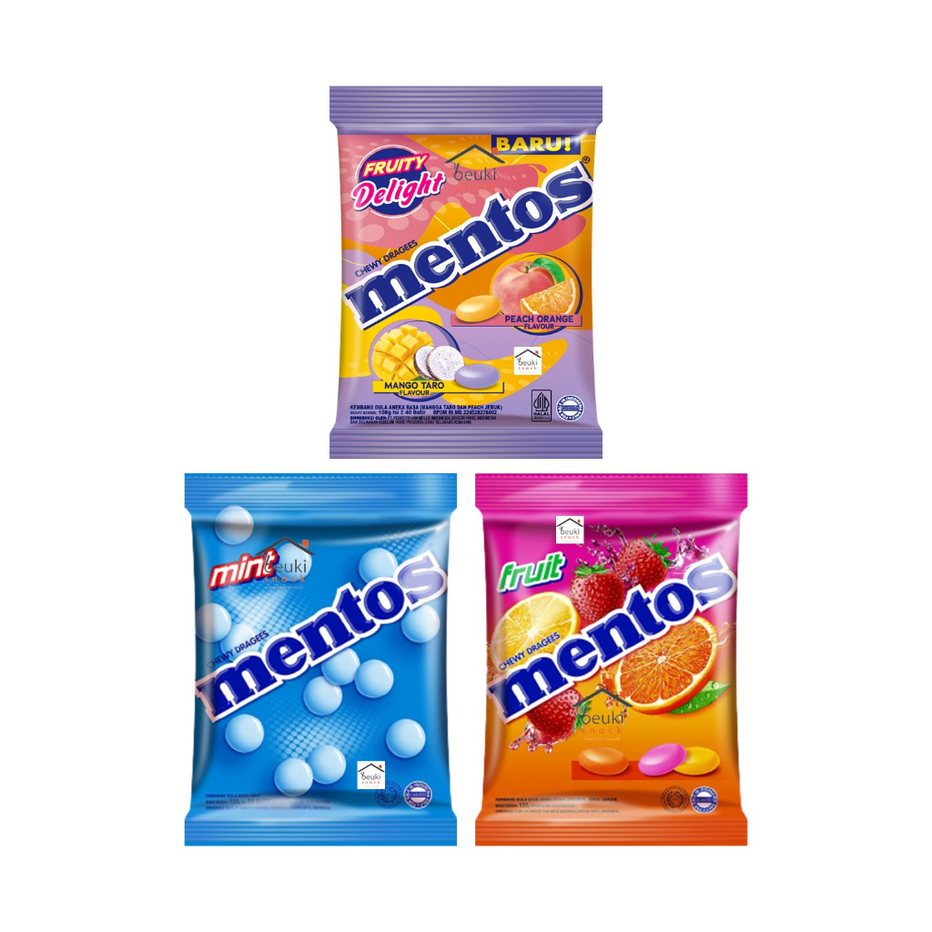 

Mentos Permen Pack Berbagai Varian Pilih Rasa