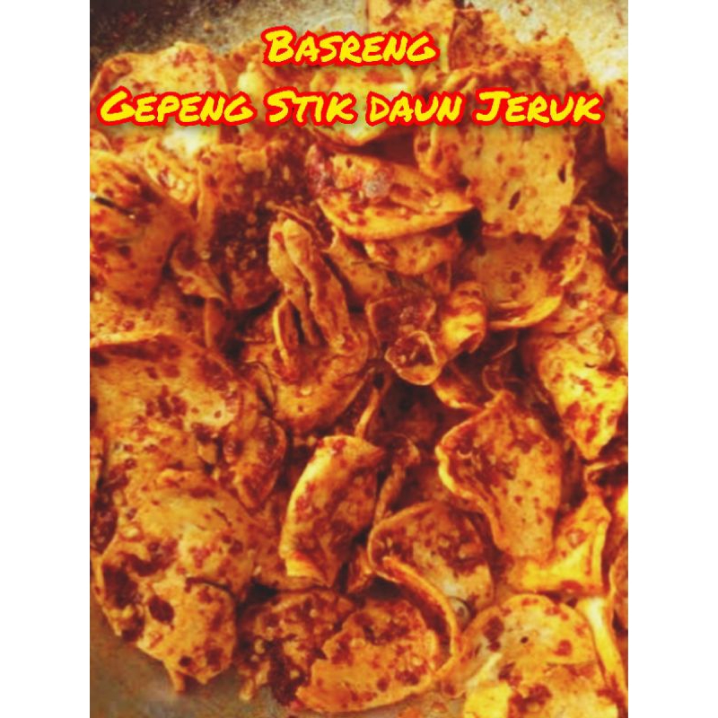 

Basreng Pedas Daun Jeruk Gepeng 1 KG | 2 KG Baso Goreng Bumbu Basah Exstra Pedas Stik Daun Jeruk Kriuk