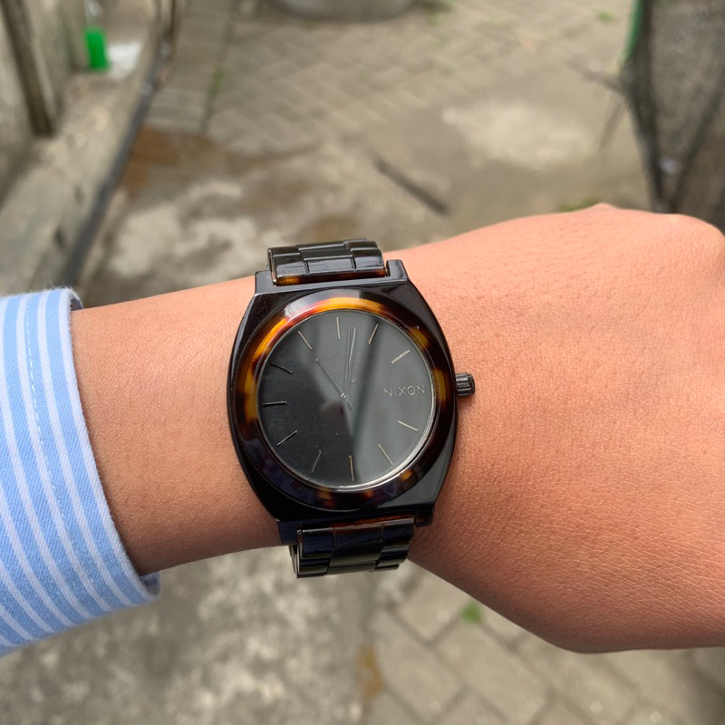 Nixon Time Teller Acetate Black Original