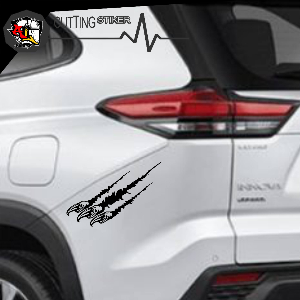 STICKER CUTTING/SC.357/STIKER CAKAR/STIKER 3D/STIKER 3D CAKAR/STIKER CAKAR KUKU/STIKER BEKAS CAKAR H