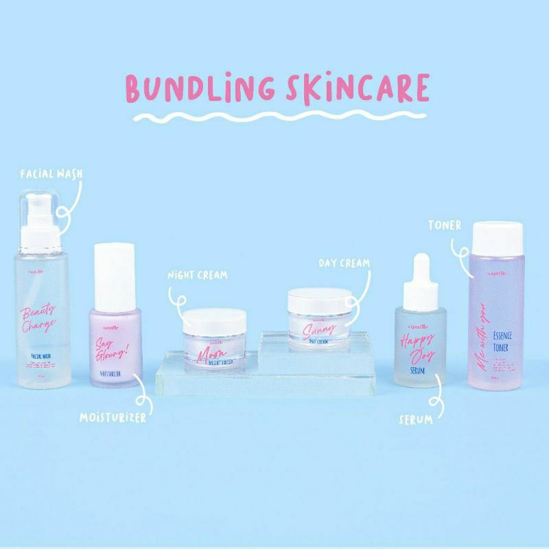 New Paket Skincare Camille beauty Bundling / Satuan Ori 100%  / Packaging baru