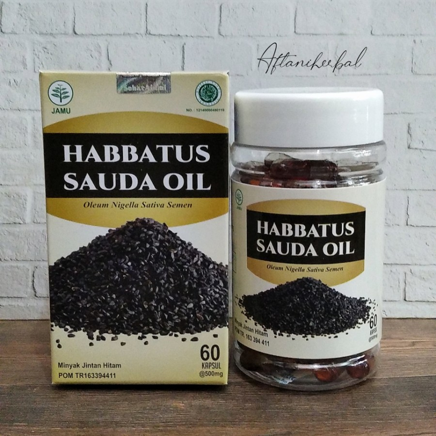Kapsul Habbatussauda Oil Al Afiat isi 60 Kapsul
