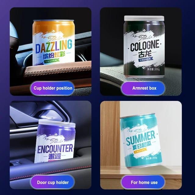 Terbaru Parfum Pengharum Mobil Kemasan Kaleng Soda 200Gr