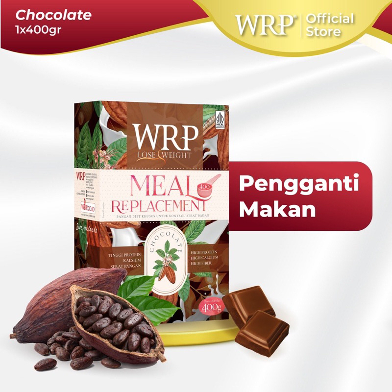 

WRP Meal Replacement Chocolate 400 G - Pengganti Makan