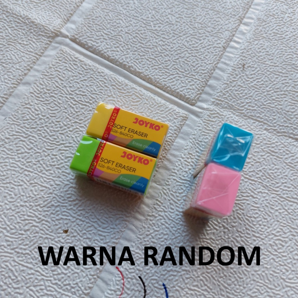 

Penghapus Pensil Joyko 526-B40CO - 1 Buah Warna Random