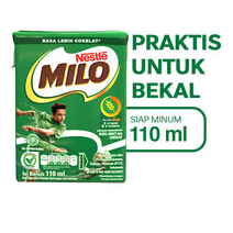 

milo UHT 110 ml 1 pack isi 4 kotak