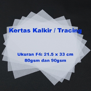 

Kertas Kalkir / Tracing Ukuran F4 (21.5 x 33cm)