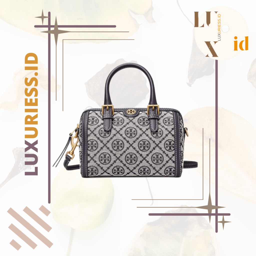 TORY BURCH T MONOGRAM JACQUARD BARREL