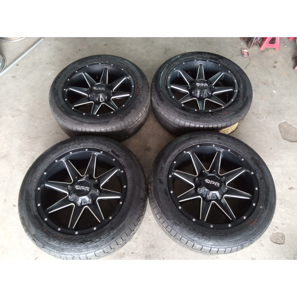 VELG MOBIL DPR R20X9 6X139 ET18 FORTUNER PAJERO STRADA TRITON STRADA