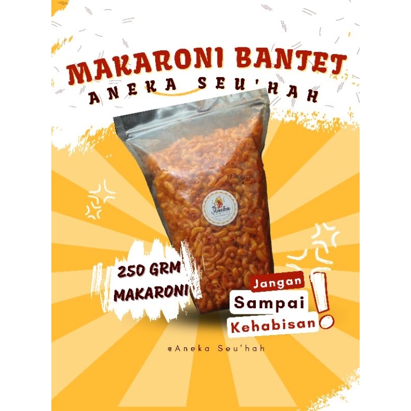 

250 Gr Makroni Cikruh Bantet Daun Jeruk Aneka Seu'hah