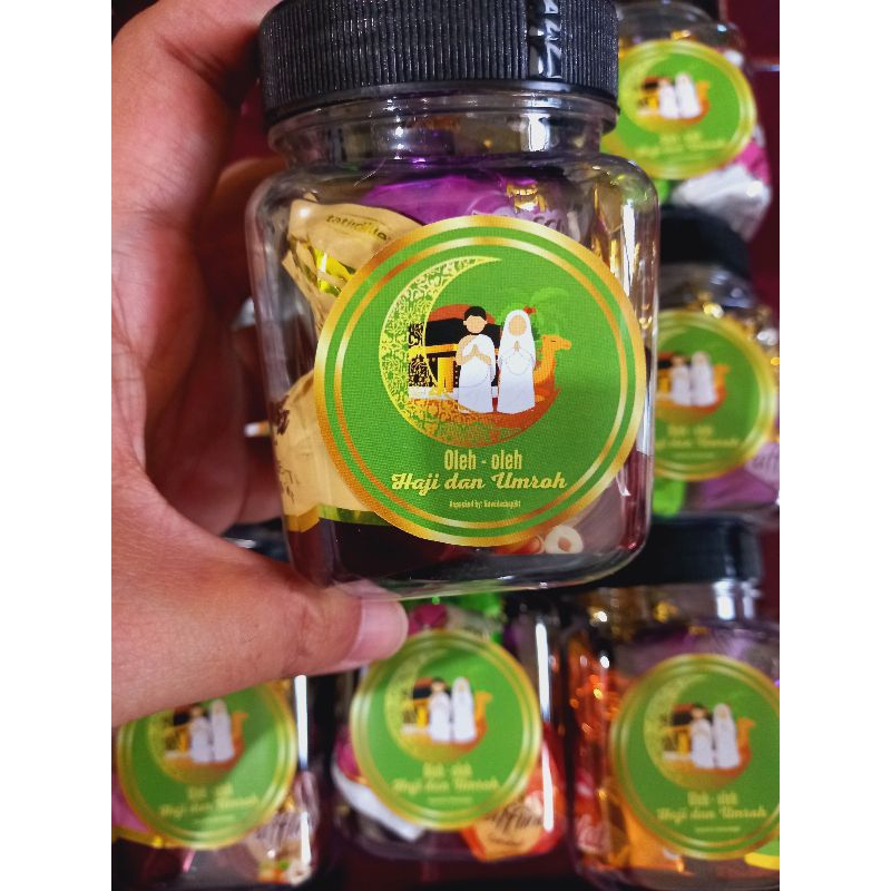 

Aneka Oleh Oleh Haji Umroh toples kacang arab pistaschio almond coklat truffle bonibon leblebi chacha kismis coklat kerikil turki permen jelly