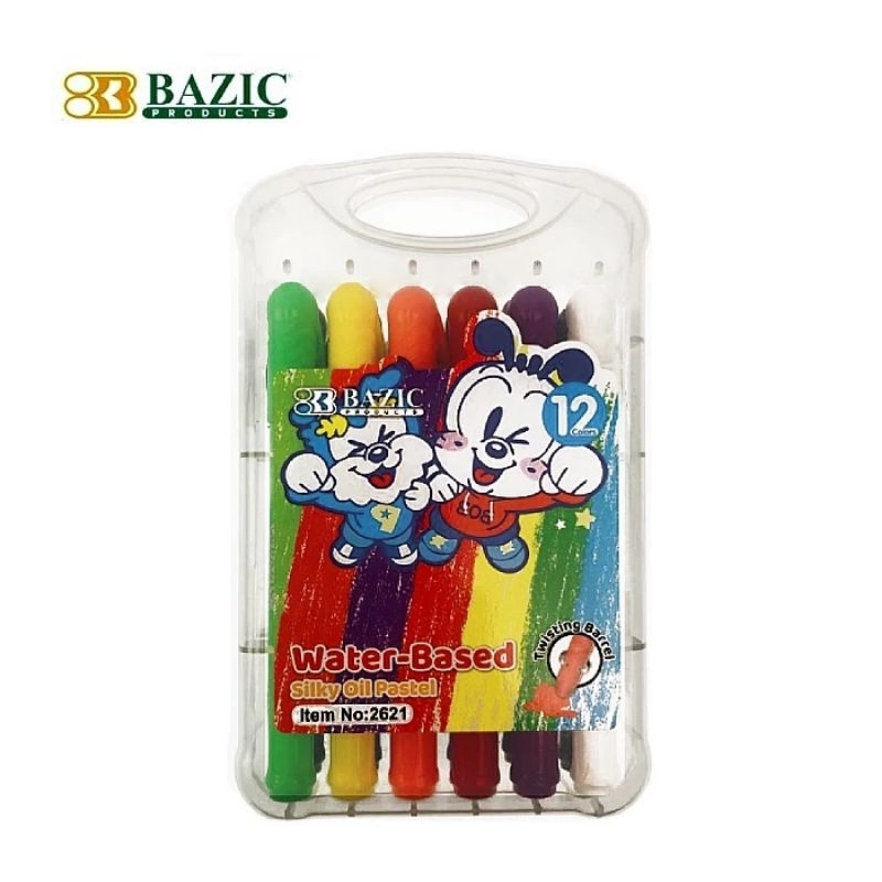 

Crayon silky 12 warna 2621 Bazic
