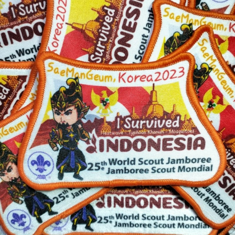 Emblem Patch World Scout Jamboree I Survived