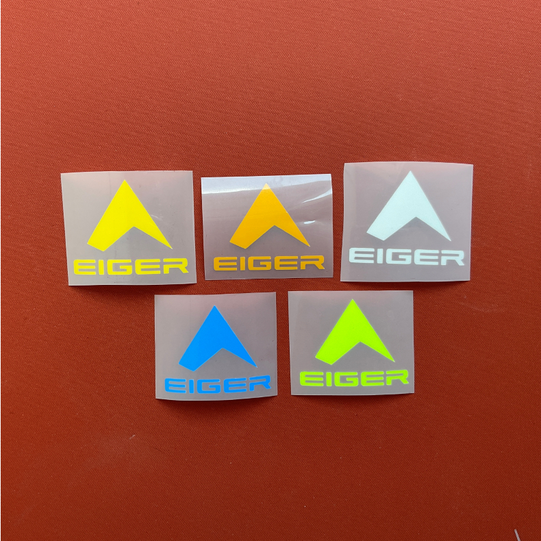 Logo Eiger Embos Eiger 5CM Emblem Eiger Sablon Eiger Sablon Polyflex Sablon Satuan Sablon Kaos Sablo