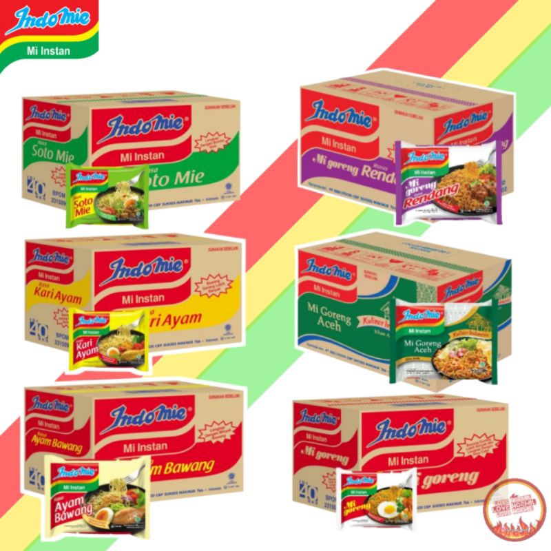 

1 Dus indomie isi 40 pcs bisa di mix rasa