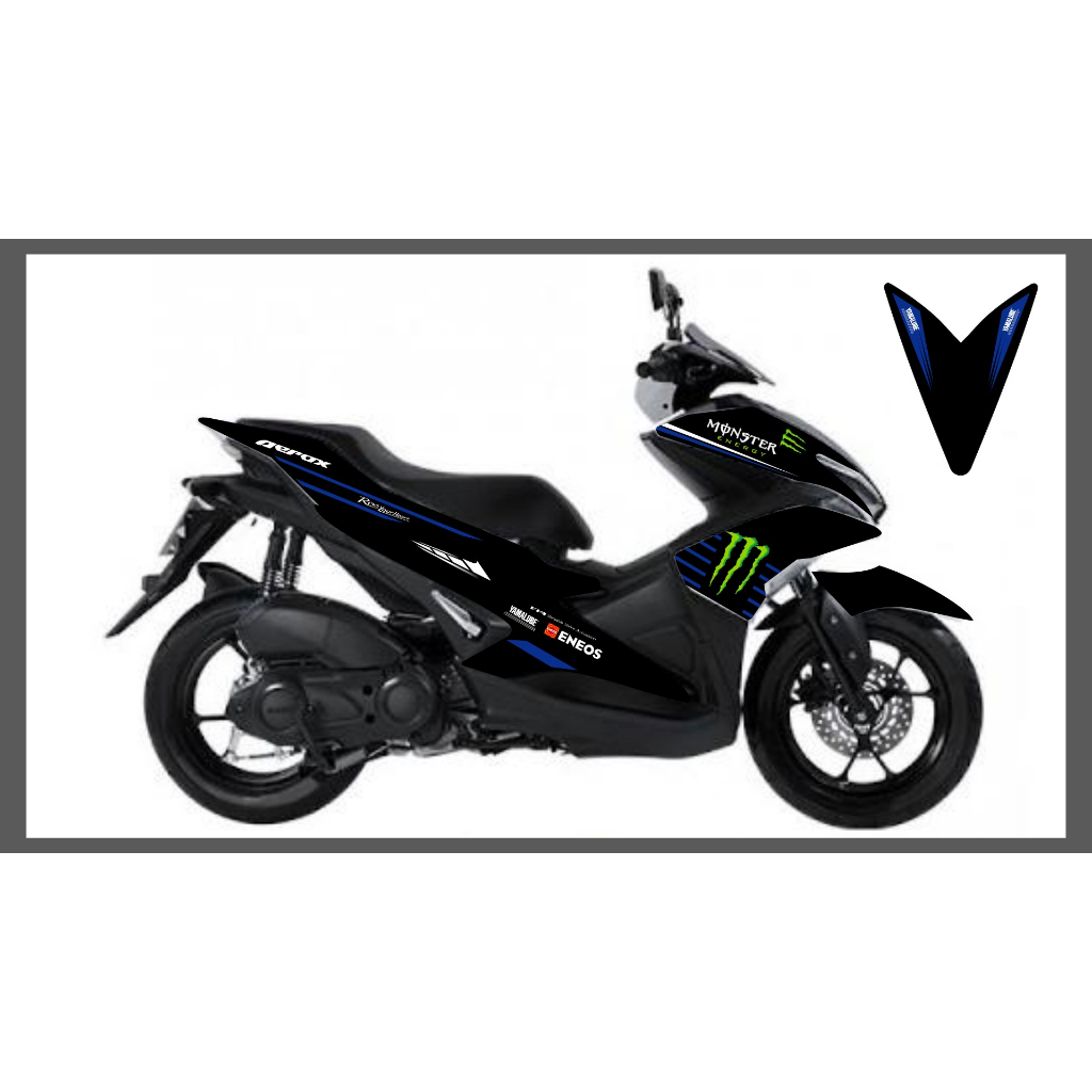 STRIPING STICKER YAMAHA AEROX 155 NVX ORIGINAL M