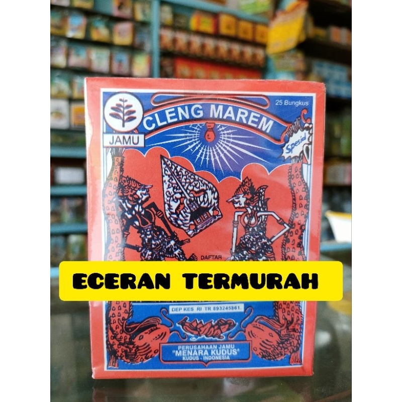 

Jamu Eceran Cleng Marem kembar Baladewa kemasan kertas
