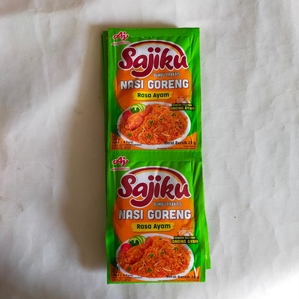 

BUMBU INSTAN SAJIKU NASI GORENG AYAM dari Ajinomoto isi 10 sachet