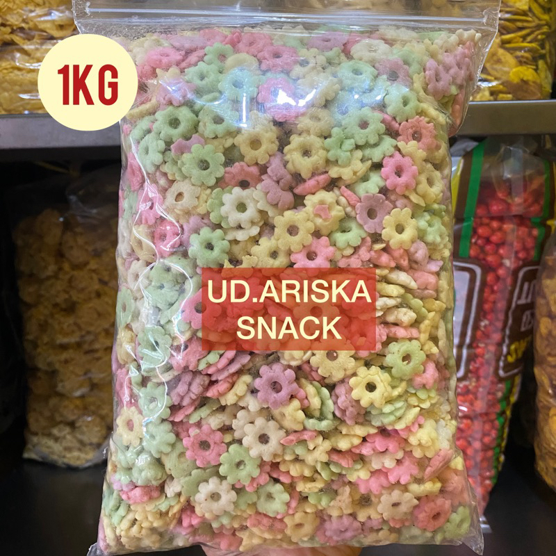 

1KG SNACK Ribut Ajisan Sakura Warna