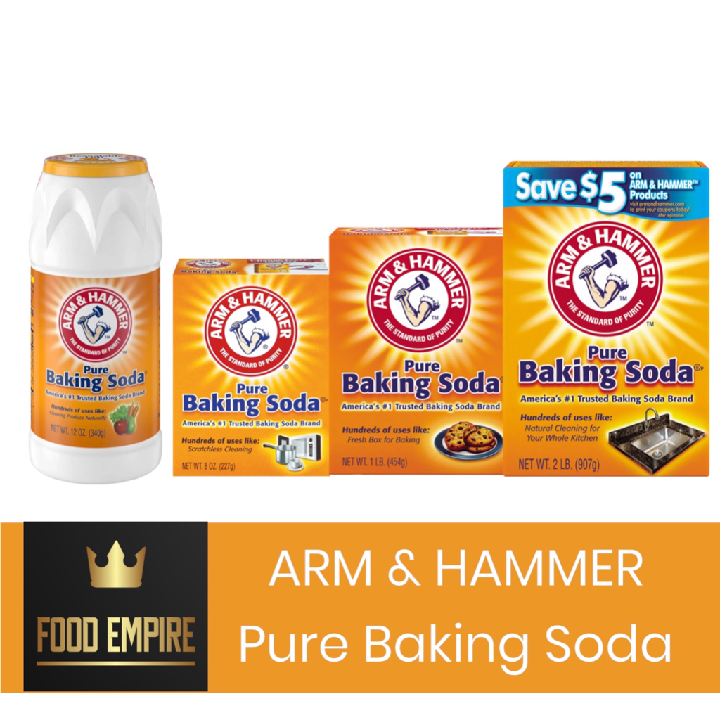 

ARM and HAMMER Pure Baking Soda | Soda Kue | Food Grade | Product of USA