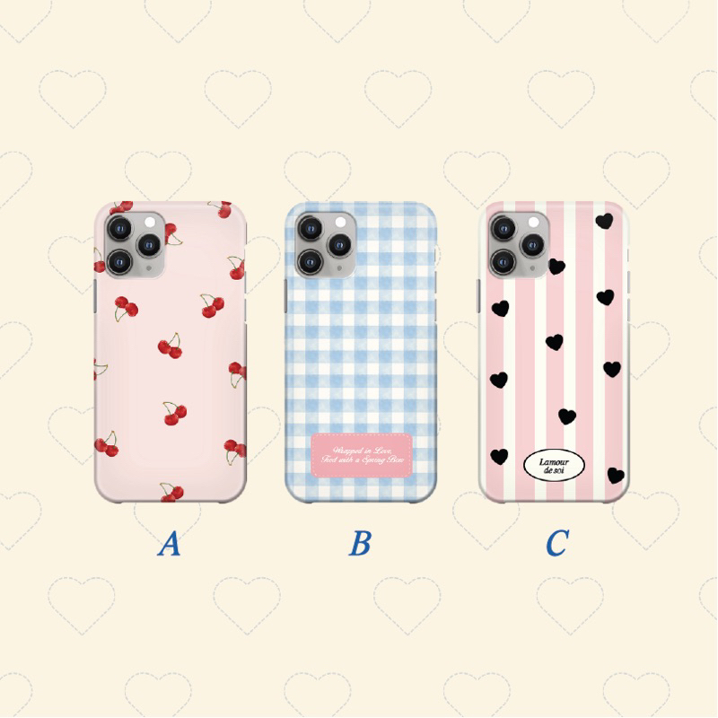 Feragatha Hardcase Fullprint Custom Case Handphone Casing Hp Tema Romantic Spring Pita Ribbon