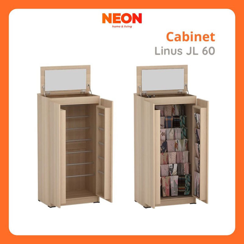 Rak Jilbab | Lemari Jilbab | Rak Hijab Tertutup Minimalis