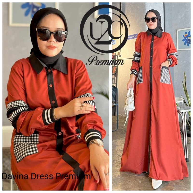 GAMIS WANITA DAVINA PREMIUM DRESS