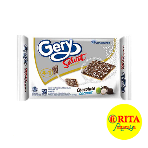 

Gery Saluut Malkist Chocolate Coconut 100 Gr