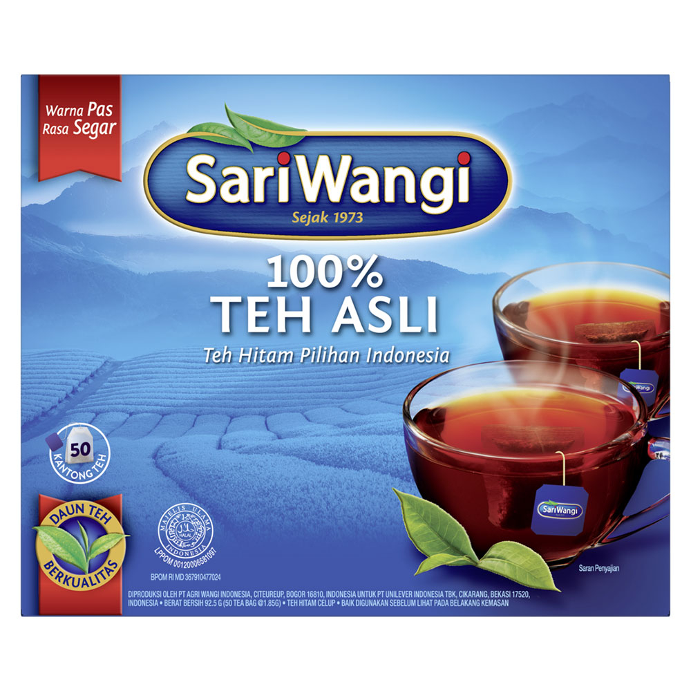 

Teh Sariwangi Teh Celup Asli 50X1.9G