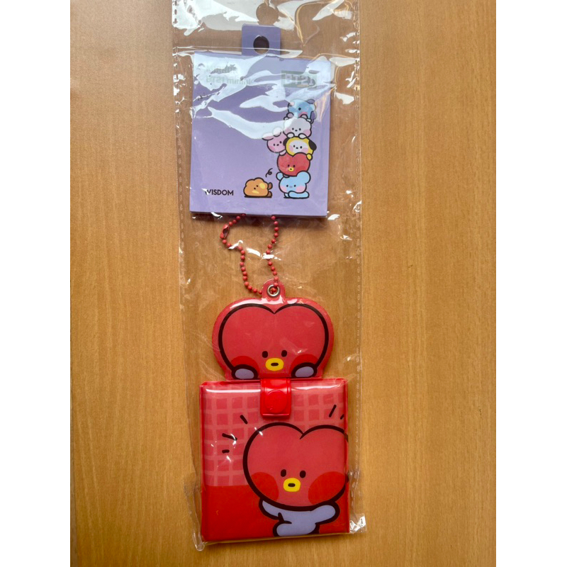 Minini BT21 Mirror Keyring Tata Original