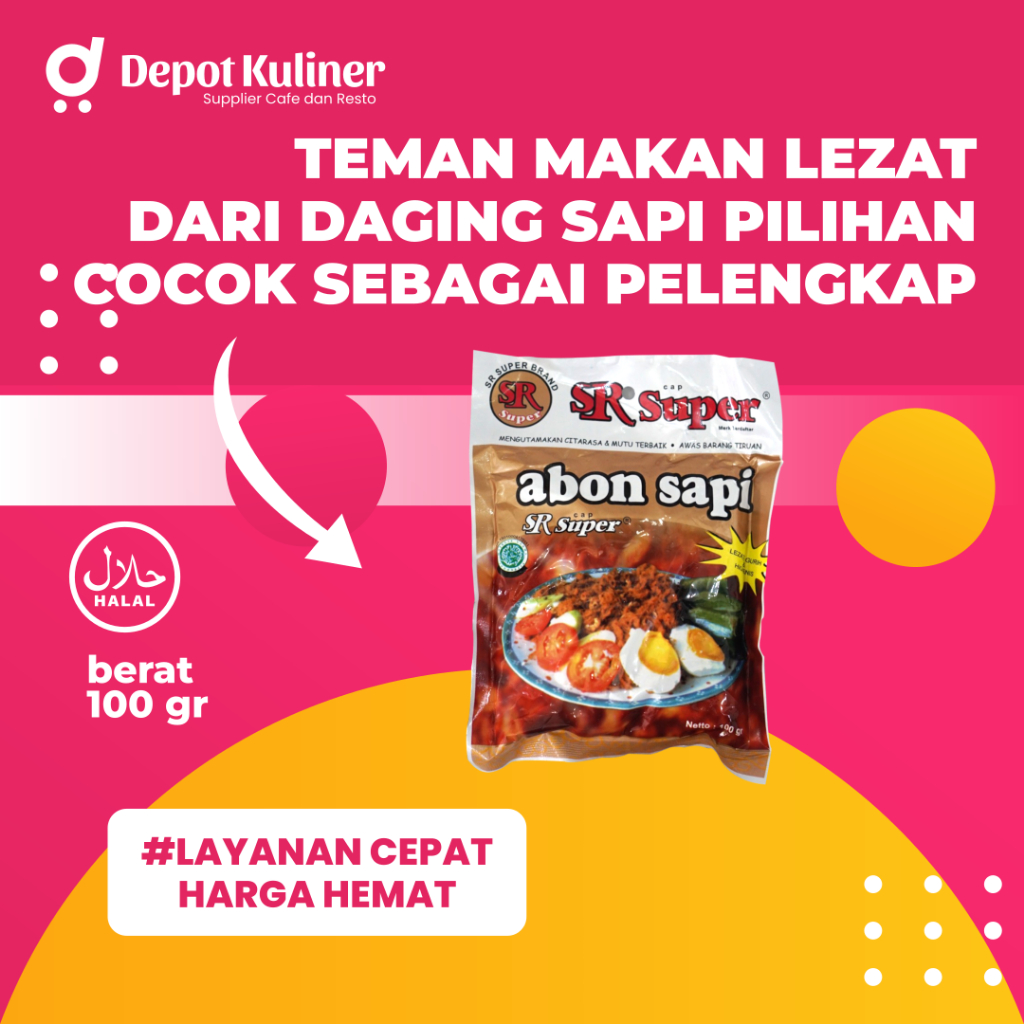 

SR Abon Sapi 100 Gr - Premium Quality